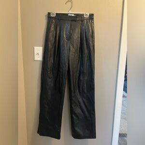 Men's Black Leather Pants